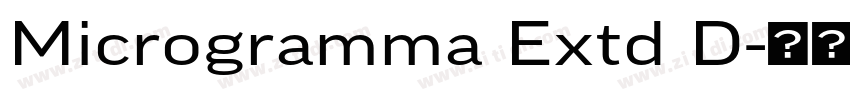 Microgramma Extd D字体转换